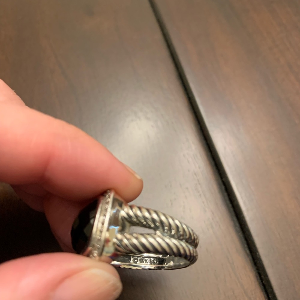 David Yurman Albion Ringw Black Onyx & Diam 11mm
l